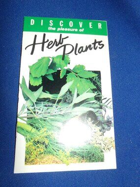 Vintage Discover the Pleasure of Herb Plants Booklet - Powell Plant Farms - USA